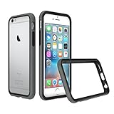 iPhone 6s Case - RhinoShield [CrashGuard 2.0] Bumper [11 Ft Drop Tested] No Bulk [ShockProof] Thin Lightweight Protection - Slim Rugged Cover - Also fits iPhone 6 - [Dark Grey]