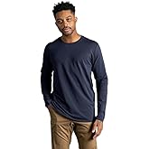 Men’s Long Sleeve Split Hem Shirt – Lightweight Moisture-Wicking – UV Protection – Soft 4-Way Stretch Fabric