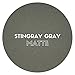 Beauty Junkees Stingray Grey Matte Gray Eyeshadow - Highly Pigmented Professional Makeup Eye Shadow Single Pan, Wet or Dry Magnetic Refill, Paraben Gluten Free Make Up, Cruelty Free Cosmetics, [26mm]