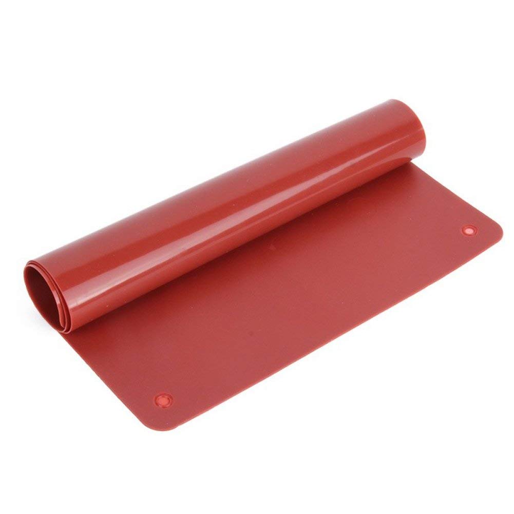 Cooking Mat Non Stick Oven Liners Reusable Silicone Heat Resistant Baking Mat Sheet (Coffee)