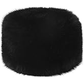 DOANNOTIUM Winter Faux Fur Hat Warm Trapper Hat Cossack Russion Style Hat for Women