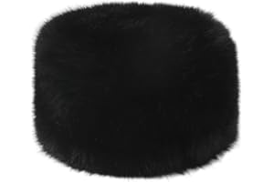 DOANNOTIUM Winter Faux Fur Hat Warm Trapper Hat Cossack Russion Style Hat for Women