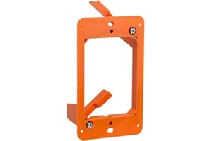 Cmple - Low Voltage Mounting Bracket 1 Gang Multipurpose Drywall Mounting Wall Plate Bracket – Single Gang