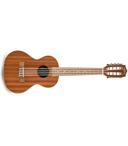 Oscar Schmidt OU28T-A-U 8-String Tenor Ukulele - Satin Mahogany Finish