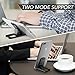 Cell Phone Stand, YOUMAKER Ultra Lightweight Multi-angle Foldable Universal Adjustable Desktop Holder for Smartphone, Fit iPhone 7 Plus 6S, iPod Android phone, Samsung Galaxy Note 8 S8 Plus (Black)