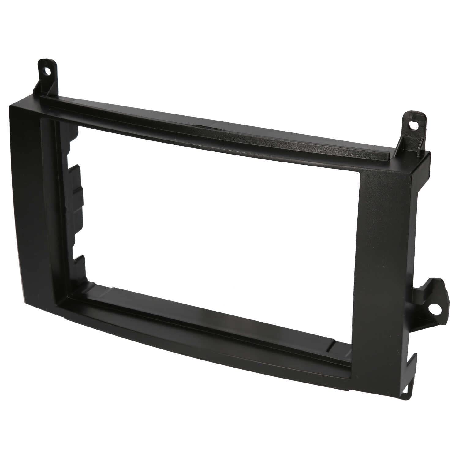 Audioproject A300 Car Radio Fascia Double DIN Compatible with Mercedes Benz A Class W169 - B Class T245 - Viano Vito W639 Mounting Frame 2-DIN Black