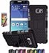 Galaxy Note 5 Case, CINEYO(TM) Heavy Duty Rugged Dual Layer Case with Kickstand (Samsung Galaxy Note 5 case Black) (Black)