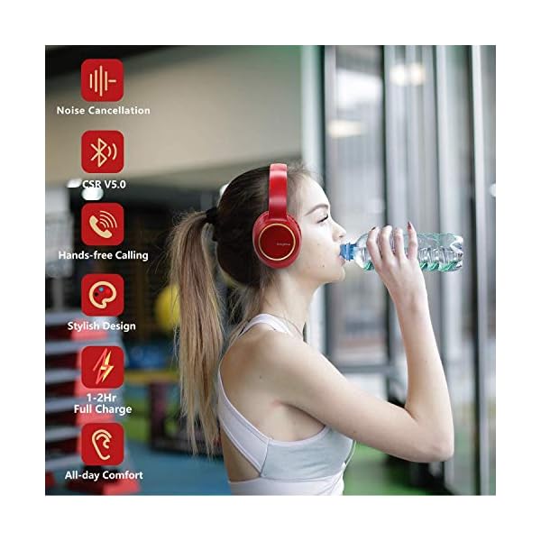 Noise-Cancelling-Headphones-Wireless-Bluetooth-50-Srhythm-2020-Version-NC15-Foldable-Over-ear-Headset-with-Microphones-for-Online-ClassHome-OfficeTVPCCell-Phone Srhythm Noise Cancelling Headphones Wireless Bluetooth 5.0, NC15 Foldable Over-ear Headset with Microphones for Online…