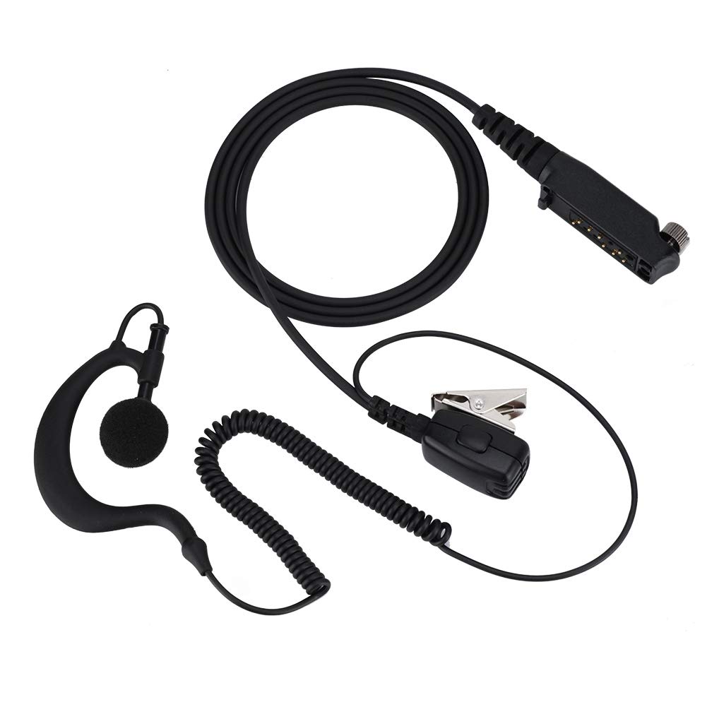Bewinner Ear Hook Design Air Tube Earpiece - Worn Both on Right and Left Ear,Provide Excellent Durability and Reliability - Wireless Walkie Talkie PTT Speaker Earpiece for STP9000