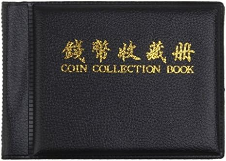 Koedu Coin Collectors Collecting Album 120 Coin Holders (Black 60)