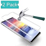 [2 Pack] LG V30 Tempered Glass Screen Protector, Auideas [Bubble-Free][Anti-Scratch][Anti-Fingerprint] 9H Hardness Ultra HD Clear Film [Case-Friendly] Screen Protector for LG V30 / V30+ / V30 Plus