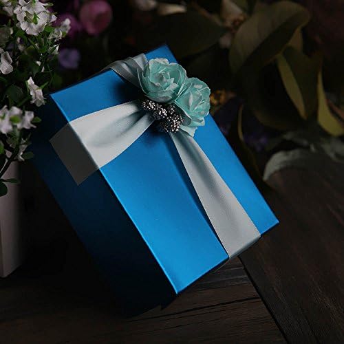 Moleya 20pcs Royal Blue Paper Party Favors Candy Boxes for Bridal Shower and Baby Shower