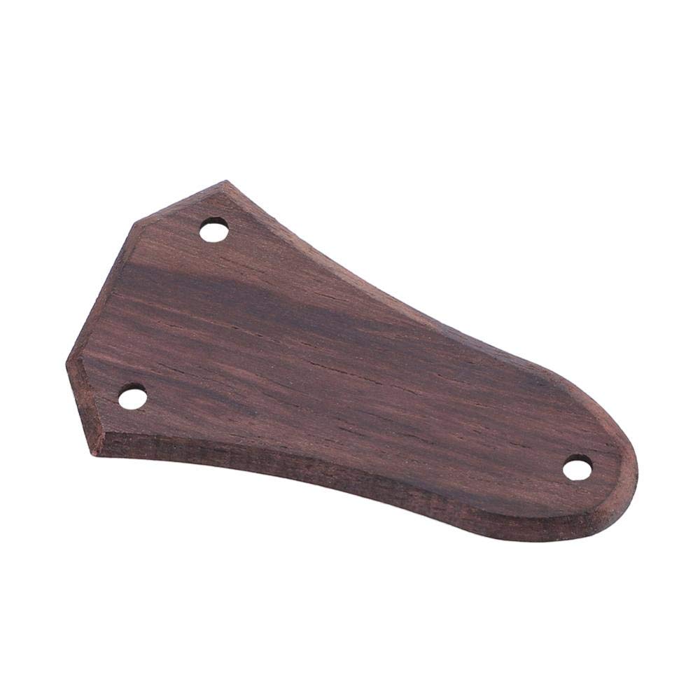 Drfeify Truss Rod Cover, 3 Holes Rosewood Truss Rod Cover Guitar Replacement Parts Accessory