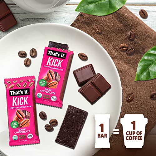 That’s it. Kick Coffee Energy Bar, 24 Mini Bars, PlantBased, Vegan