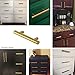 Probrico (10 Pack Modern Gold Cabinet Pulls Kitchen Cabinet Hardware, T Bar Dresser Pulls Bathroom Drawer Handles - 2-1/2