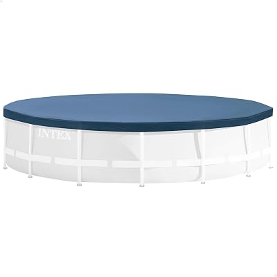 Intex Debris Weather Cover 12ft Frame Pools 28031 with Overhang Rope Drain Holes
