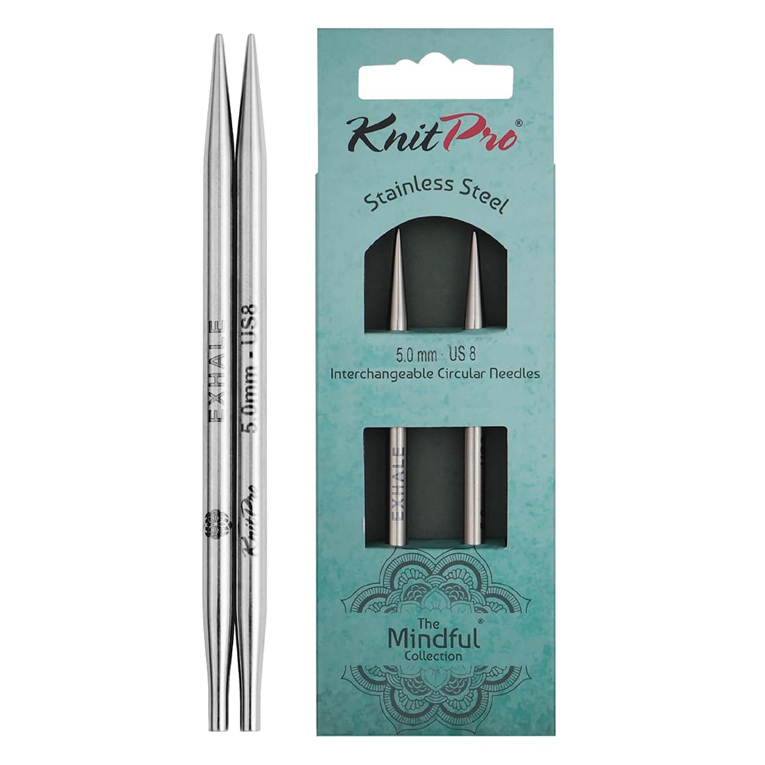 KnitPro The Mindful Collection Interchangeable Circular Needles 4" (10cm) | 5.00mm