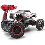 SZJJX RC Cars Rock Off-Road Racing Vehicle Crawler Truck 2.4Ghz 4WD High Speed 1:14 Radio Remote Control Buggy Electric Fast Race Hobby-Black
