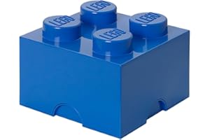 ROOM COPENHAGEN LEGO Storage Box Brick 4 Bright Blue