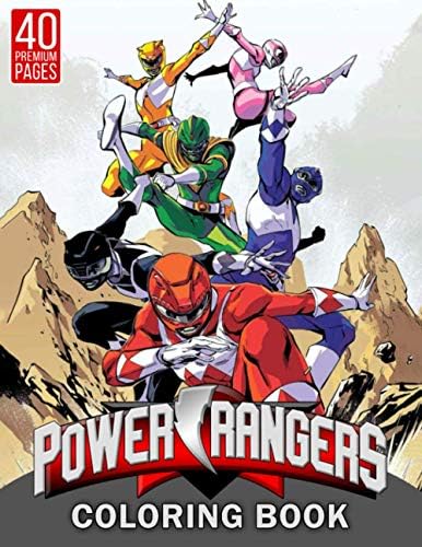 Power Rangers Coloring Book Great Coloring Book For Kids And Fans 40 High Quality Images By Book Bbt Coloring Amazon Ae