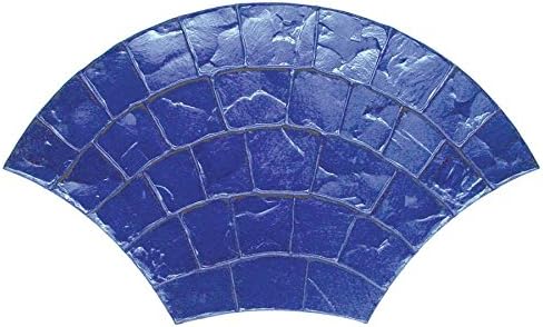 BonWay12-877 26 x 46-inch European Fan Cobblestone Urethane Floppy Mat for Decorative Concrete