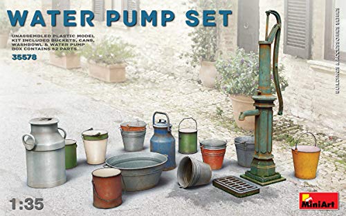 MiniArt 35578 Water Pump Set, Buildings and Accessories Collection 1/35 Scale Model Kit - Thumbnail 7