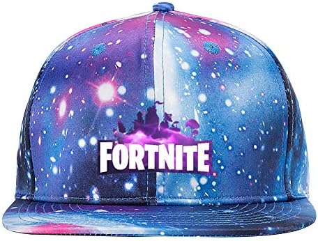 Galaxy Space Baseball hat for-tnite Snapback Hats Plaid Flat Bill Brim Women's Adjustable Dancing Trucker Caps