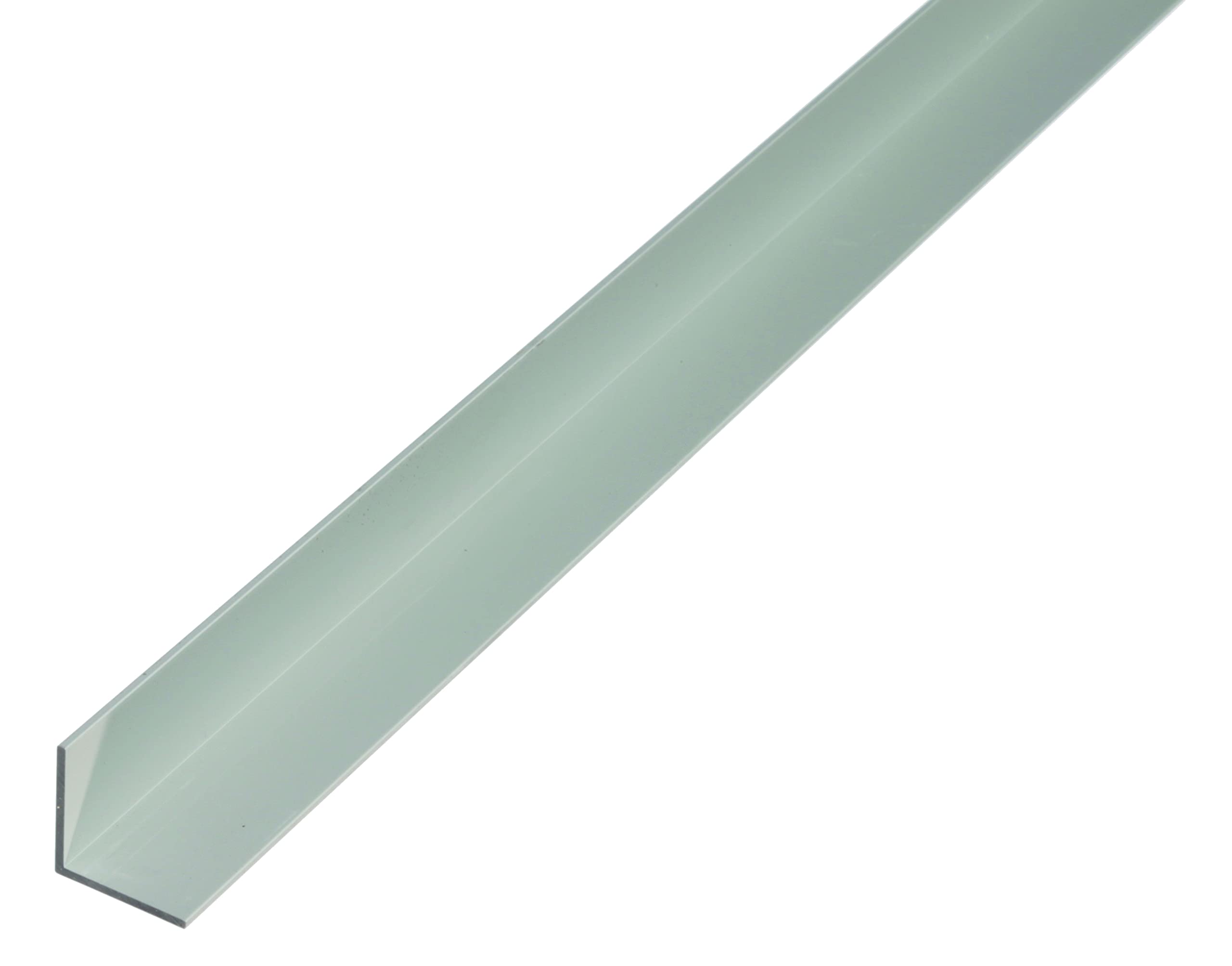 Corner Profile Aluminium 1000 x 25 x 25 mm blankes Aluminium