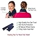 SunnyBay Microwave Heating Pad for Neck and Shoulders, Versatile Bean Bag Moist Heating Pad, Microwavable Neck Wrap and Cool Pack for Deep Pain Relief, Weighted Hot or Cold Therapy (Midnight Blue)