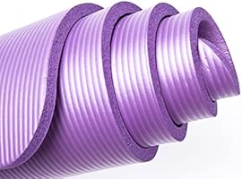 QUBABOBO Esterilla de Yoga 10 mm de Espesor Antideslizante y ...