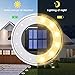 Biling Solar Disk Lights Outdoor Warm White, 12 LED Bulbs Garden Deck Solar Disk Lights Waterproof, Solar Garden Ground Lights Outdoor Walkway Deck for Patio Pathway Lawn Yard Driveway(4 Pack)