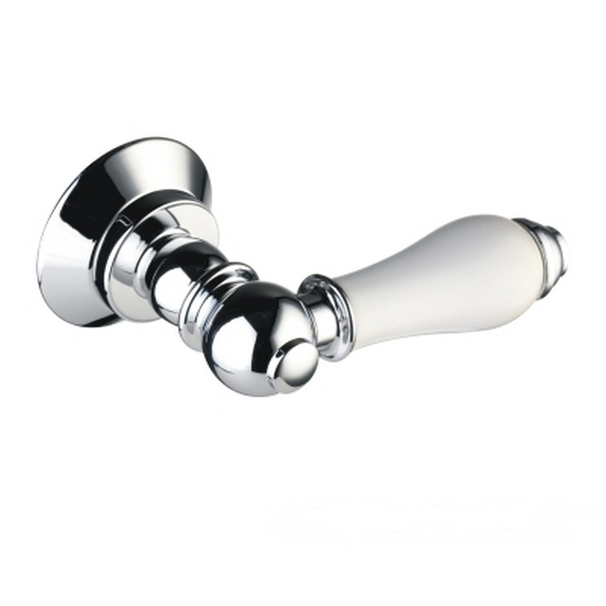 Cistern Lever 6, Chrome and White