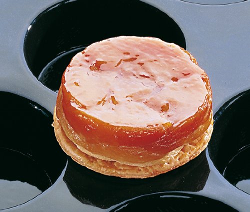 Sasa Demarle FP 01777 Flexipan 8.28-Ounce Tatin Apple Tart Pan with 12 Molds - Thumbnail 3