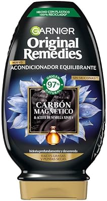 Original Remedies Acondicionador Carbón Magnetico, 250 ml