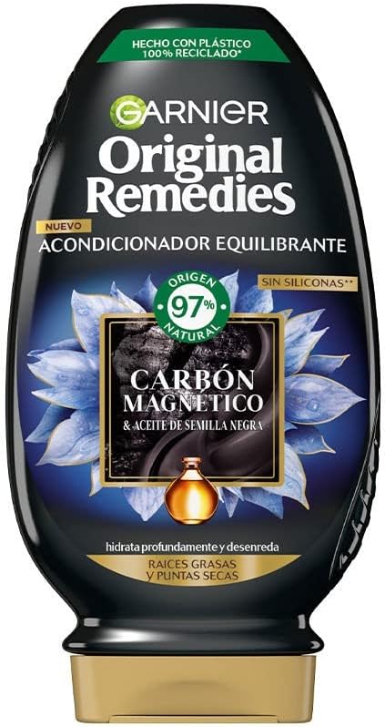 Original Remedies Acondicionador Carbón Magnetico, 250 ml