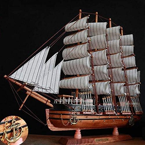 Diy模型船木製帆船手作りボートデスクトップステージビーチオーシャンテーマパーティーと部屋の