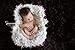 Custom Photo Props Vegan (Animal Friendly) Lamb Ivory Faux Flokati Fur, Newborn Photo Props, Hypoallergenic and Washable Baby Props, Basket Stuffer Fur Photography Props