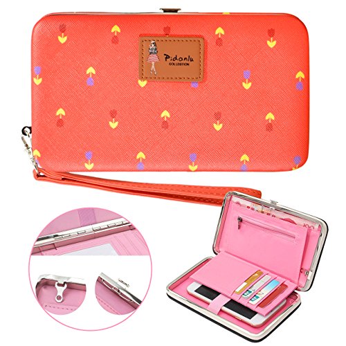 wallet organizer with cell phone pocket
