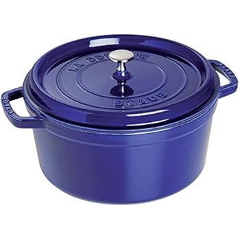 Staub 1103091 Round Cocotte Oven, 9 quart, Dark Blue