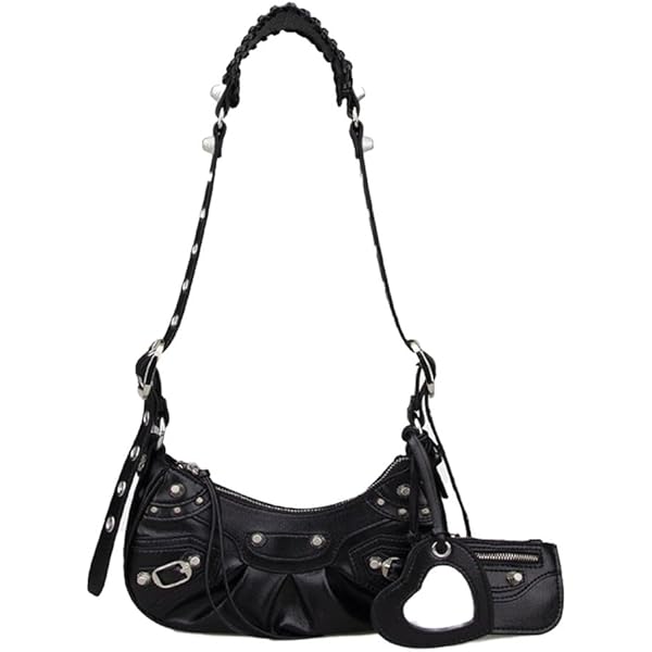 MIFJNF Y2K Punk Shoulder Bag Handbag Shoulder Purse with