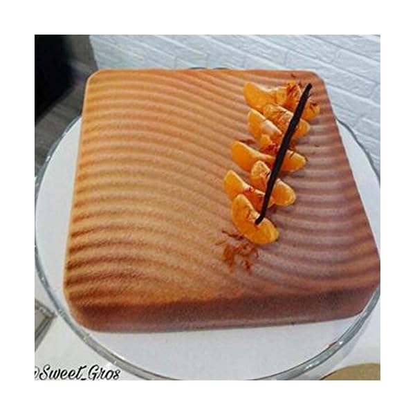 DAYNECETY Square Cake Moulds Silicone Baking Mould Tin Tray Oven Bakeware Square Mould