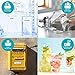 BEYONDTEK Work for Brother P Touch Label Maker Cartridge Tz 1/2