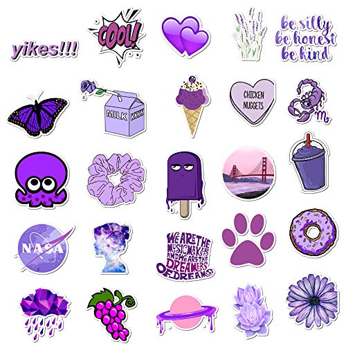 image for Acekar Stickers for Water Bottles, | Big 46-Pack | Cute,Waterproof,Aes