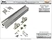 Johnson Hardware 2610 Wall Mount Barn Door Type Sliding Door Hardware 96