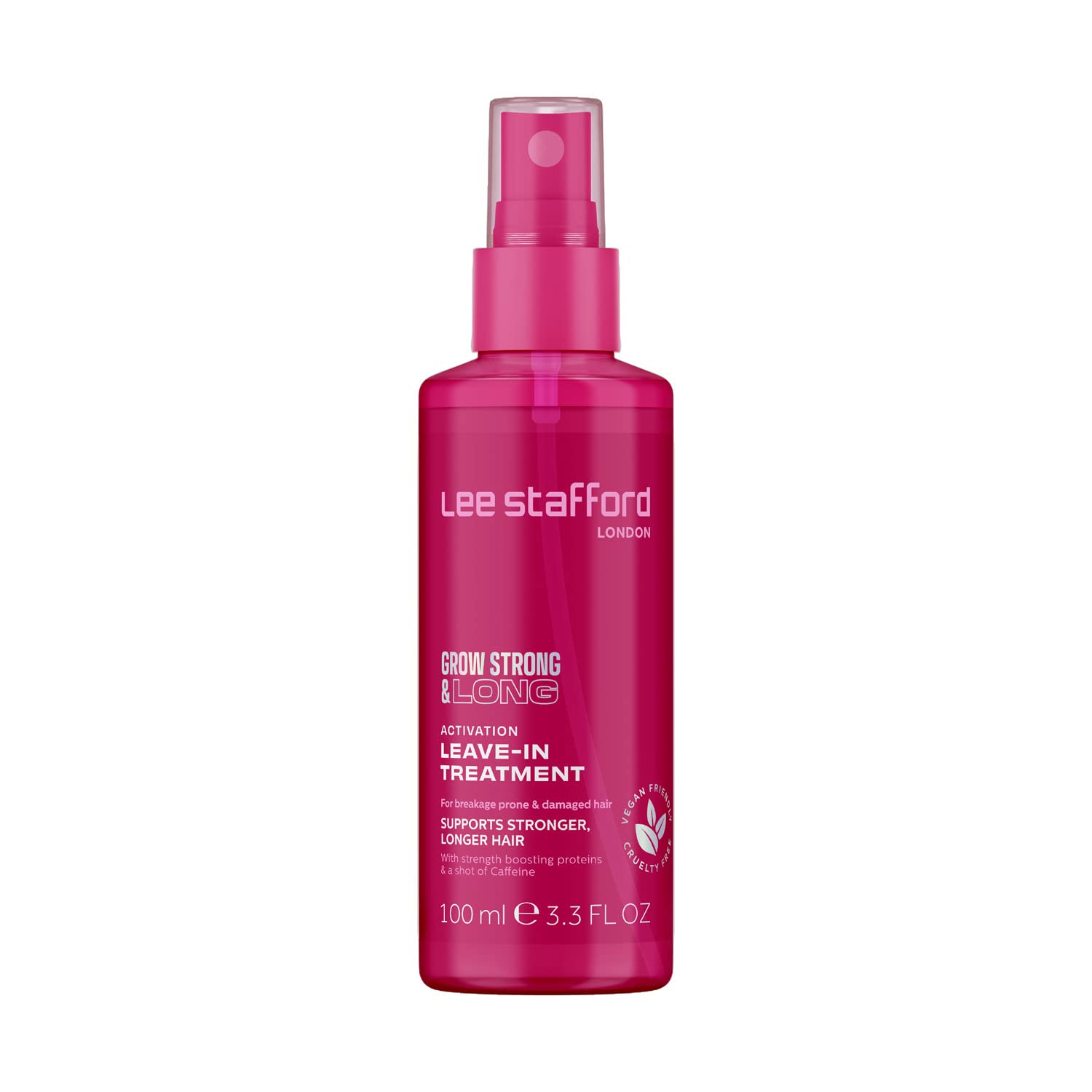 Lee Stafford Hair Growth Leave In Treatment Spray | Grow Strong & Long Collection - Best Conditioner Mist for Dry, Damaged, Frizzy Hair, Good Detangler for Styling, 100 ml — image 1