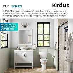Kraus Elie Bathroom Robe and Towel Rack with 2