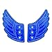 YuQi Shoe Wings Accessory Sports Skating And Parkour Shoe Decorations Charms For Kids Daily Style Accessories (Black-large Bats)