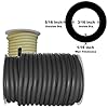 50-Feet-Black-or-Amber-Rubber-Latex-Tubing-516OD-316ID-Select-Color-604R 50-Feet-Black-or-Amber-Rubber-Latex-Tubing-516OD-316ID-Select-Color-604R