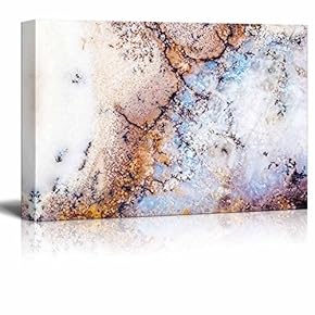 Canvas Wall Art - Abstract Agate Slice Pattern - Giclee Print Gallery Wrap Modern Home Art Ready to Hang - 12" x 18"