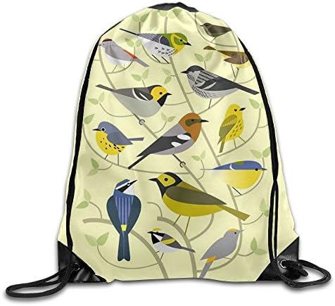 Woodpecker Bird Casual Boys Drawstring Bag Waterproof Gym Sack Bag Sport